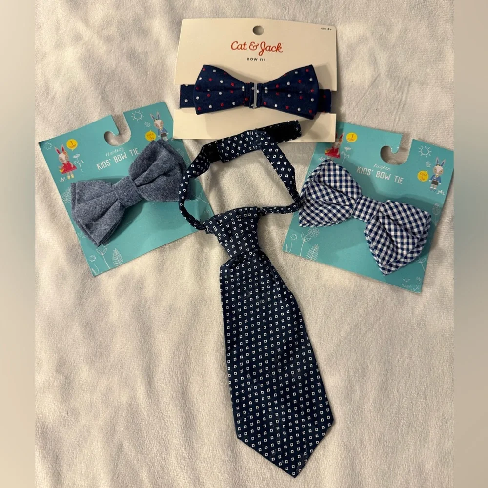 Target Boys Tie & 3 Bow ties